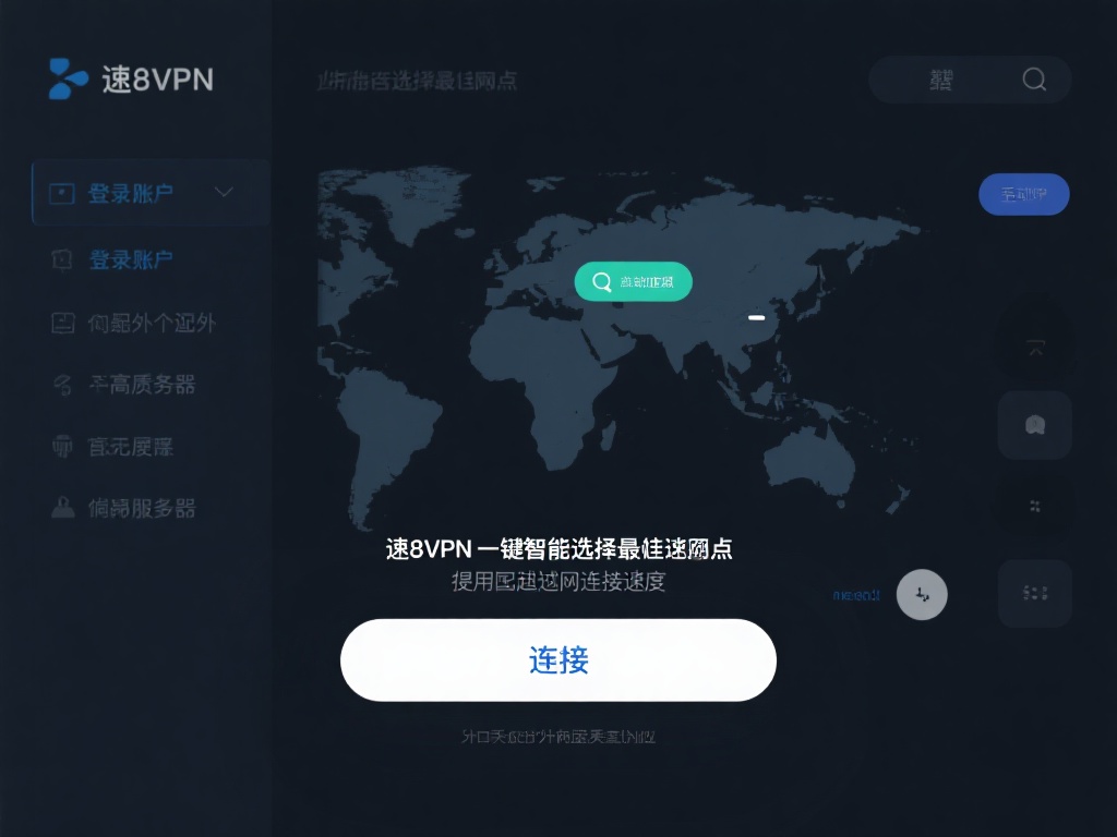 速8VPN下载:免费高速VPN软件下载推荐及教程详解 启动连接
登录账户后选择需要的服务器节点并点击“